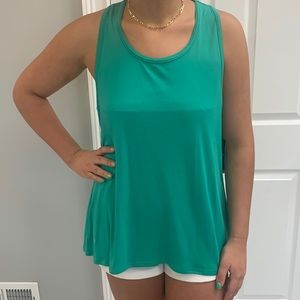 NWT Jockey Teal Racerback Moisture-Wicking Tank Size L
